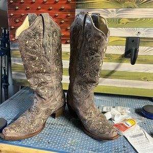 Corral studded boots. Size 6.5